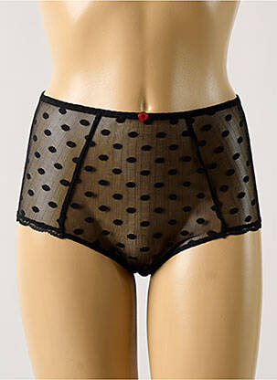Culotte haute noir BARBARA femme