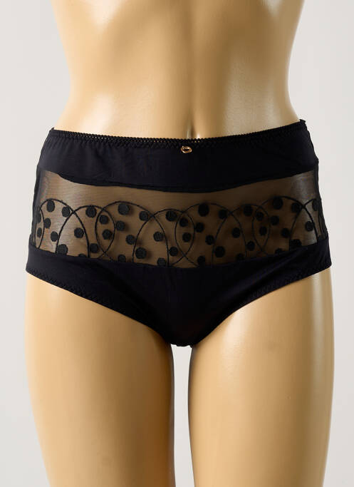 Culotte haute noir EMPREINTE pour femme