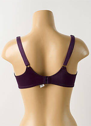 Soutien-gorge broderie haut soutien-gorge emboitant violet EMPREINTE femme