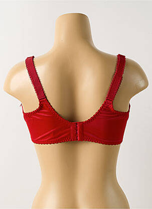 Soutien-gorge broderie haut soutien-gorge emboitant rouge EMPREINTE femme