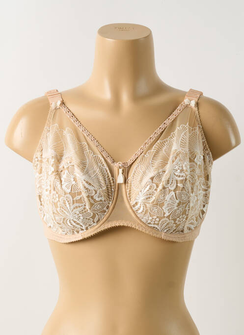 Soutien-gorge beige EMPREINTE pour femme