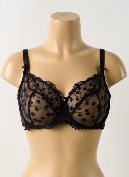 Soutien-gorge noir EMPREINTE pour femme