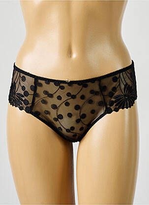 Culotte légère et transparente noir EMPREINTE femme