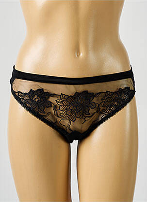 Culotte légère et transparente noir LISE CHARMEL femme
