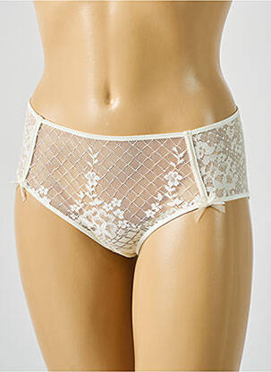 Culotte tissage dentelle blanc EMPREINTE femme