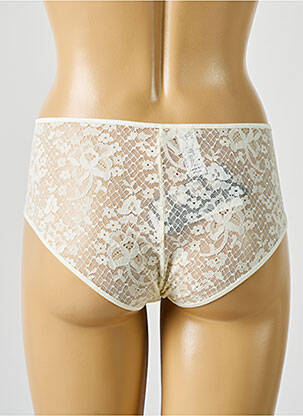 Culotte tissage dentelle blanc EMPREINTE femme