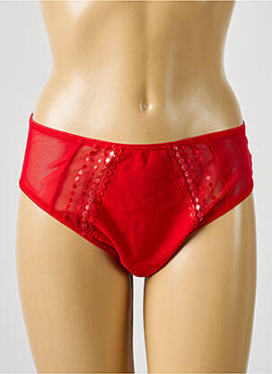 Culotte stretch rouge ELOMI femme