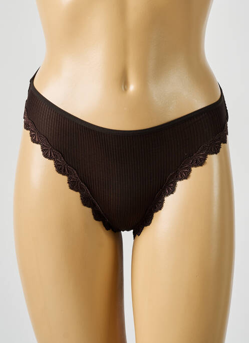 Culotte marron LISANZA pour femme