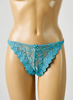 Tanga stretch bleu WONDERBRA femme