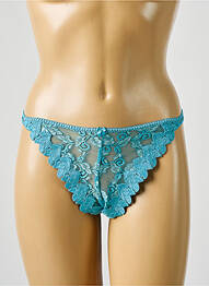 Tanga stretch bleu WONDERBRA femme
