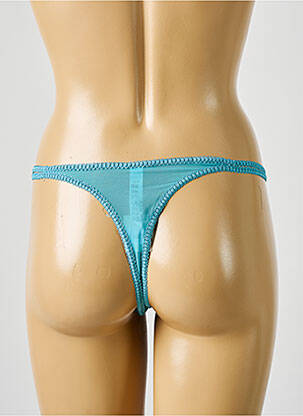Tanga stretch bleu WONDERBRA femme