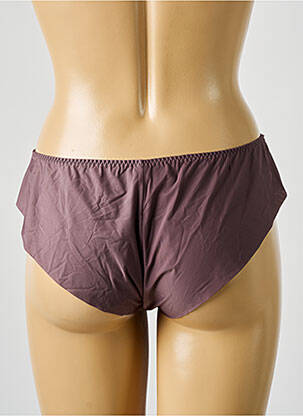 Culotte tissage satiné violet LEJABY femme