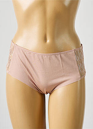 Shorty tissage satiné rose WACOAL femme