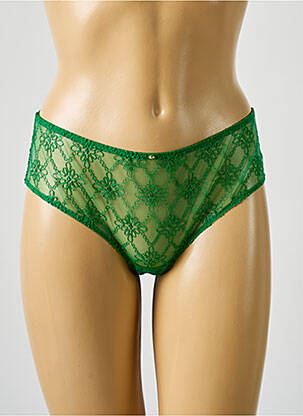 Shorty tissage tulle vert AUBADE femme
