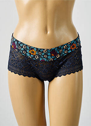 Shorty stretch bleu EMPREINTE femme