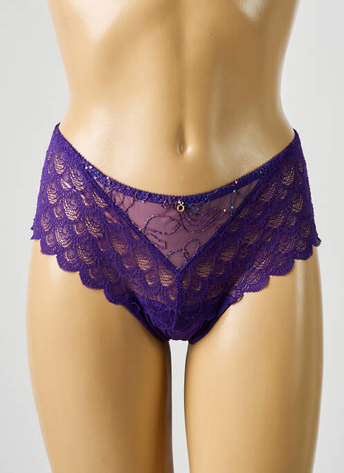 Tanga violet EMPREINTE pour femme