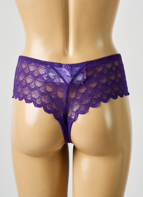 Tanga violet EMPREINTE pour femme