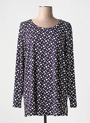T-shirt manches longues manches longues bleu MARINA SPORT femme