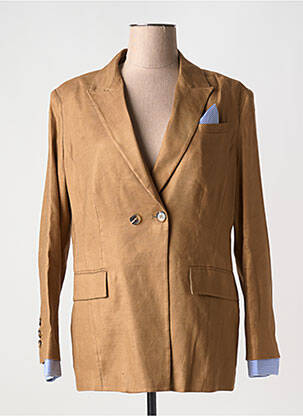 Blazer poignets boutonnés marron NENETTE femme