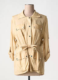 Chemisier coupe cintrée manches longues beige FUEGO WOMAN femme