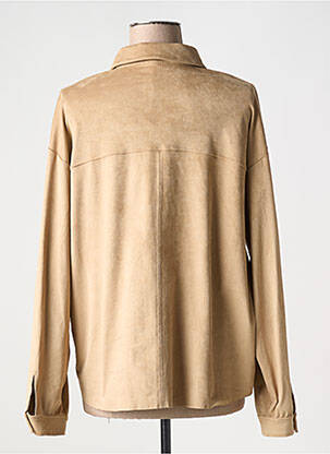 Chemisier coupe droite manches longues beige PENNYBLACK femme