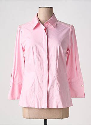 Chemisier coupe cintrée manches 3/4 rose NENETTE femme
