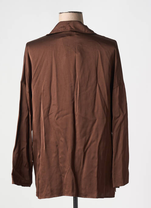 Blouse marron LAUREN VIDAL pour femme