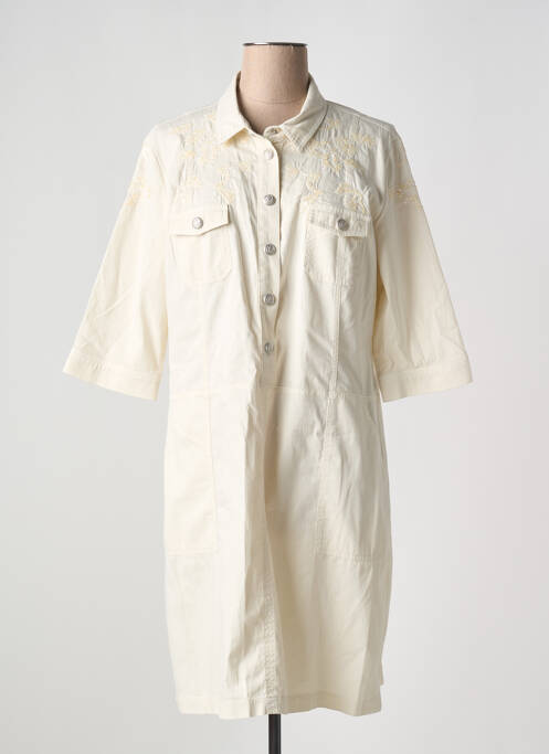 Robe mi-longue beige ANANKE pour femme