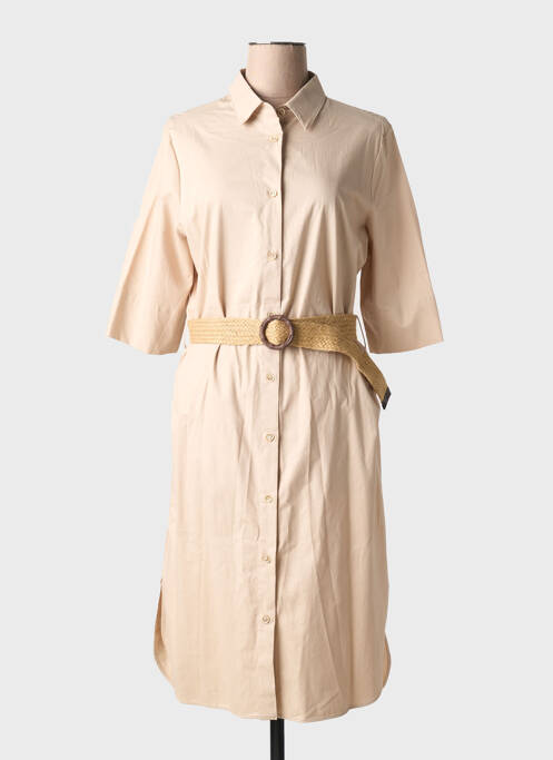 Robe mi-longue beige DIANA GALLESI pour femme