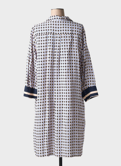 Robe mi-longue blanc ELENA MIRO pour femme