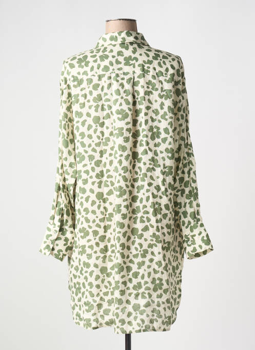 Robe mi-longue vert REPEAT pour femme