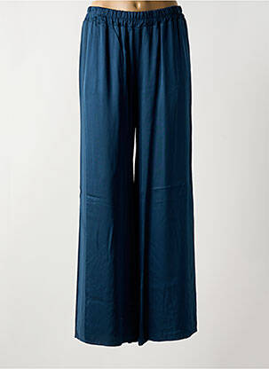 Pantalon large taille normale taille normale bleu LAUREN VIDAL femme