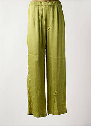 Pantalon large taille normale taille normale vert LAUREN VIDAL femme