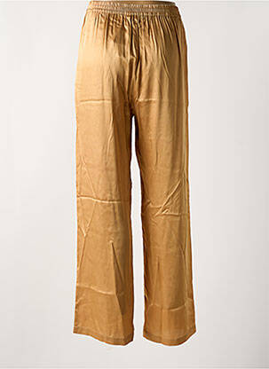 Pantalon large taille normale taille normale marron LAUREN VIDAL femme