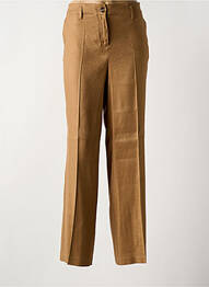 Pantalon droit stretch taille normale marron NENETTE femme