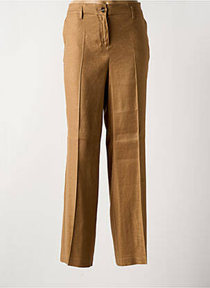Pantalon droit stretch taille normale marron NENETTE femme