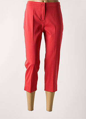 Pantacourt stretch taille normale rouge DIANA GALLESI femme