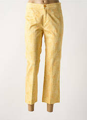 Pantalon 7/8 jaune DIANA GALLESI pour femme seconde vue