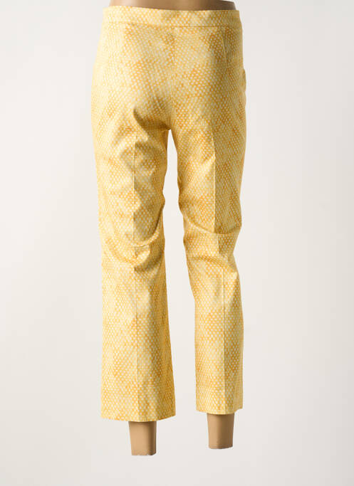 Pantalon 7/8 jaune DIANA GALLESI pour femme