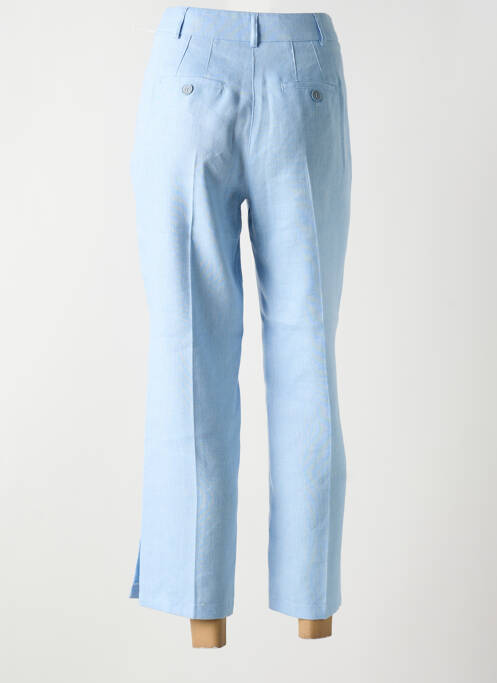 Pantalon droit bleu NENETTE pour femme