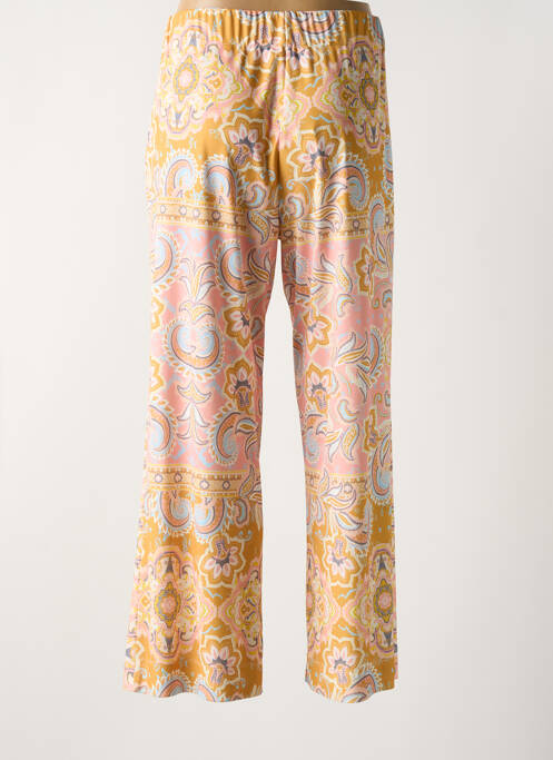 Pantalon droit jaune FUEGO WOMAN pour femme