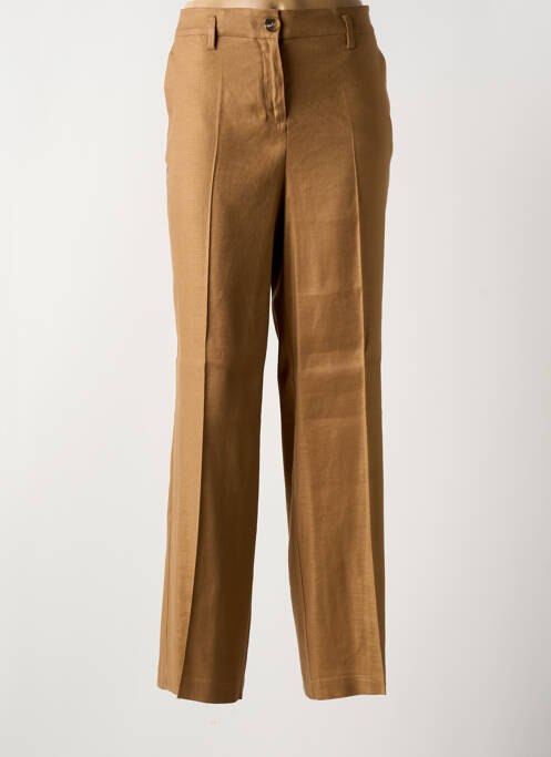 Pantalon droit marron NENETTE pour femme