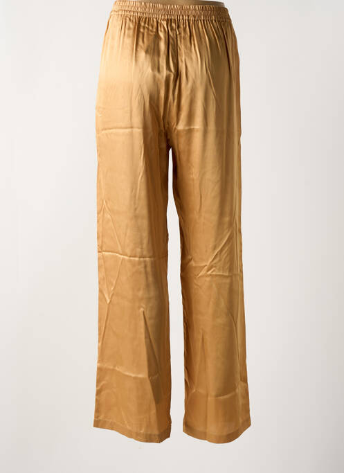Pantalon large marron LAUREN VIDAL pour femme