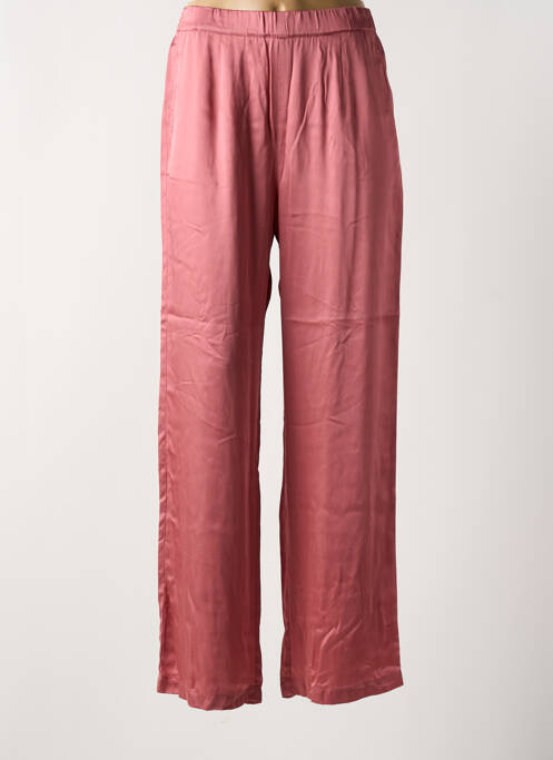 Pantalon large rose LAUREN VIDAL pour femme