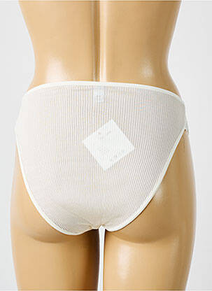 Culotte effet matière satinée beige LISANZA femme