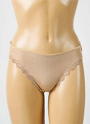 Culotte effet matière satinée chair LISANZA femme