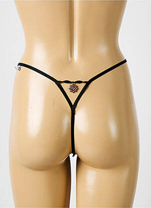 String stretch noir BARBARA femme