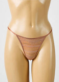 String stretch marron BARBARA femme
