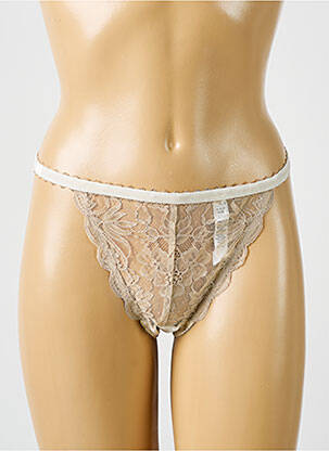 String stretch beige LEJABY femme
