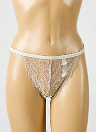 String stretch beige LEJABY femme
